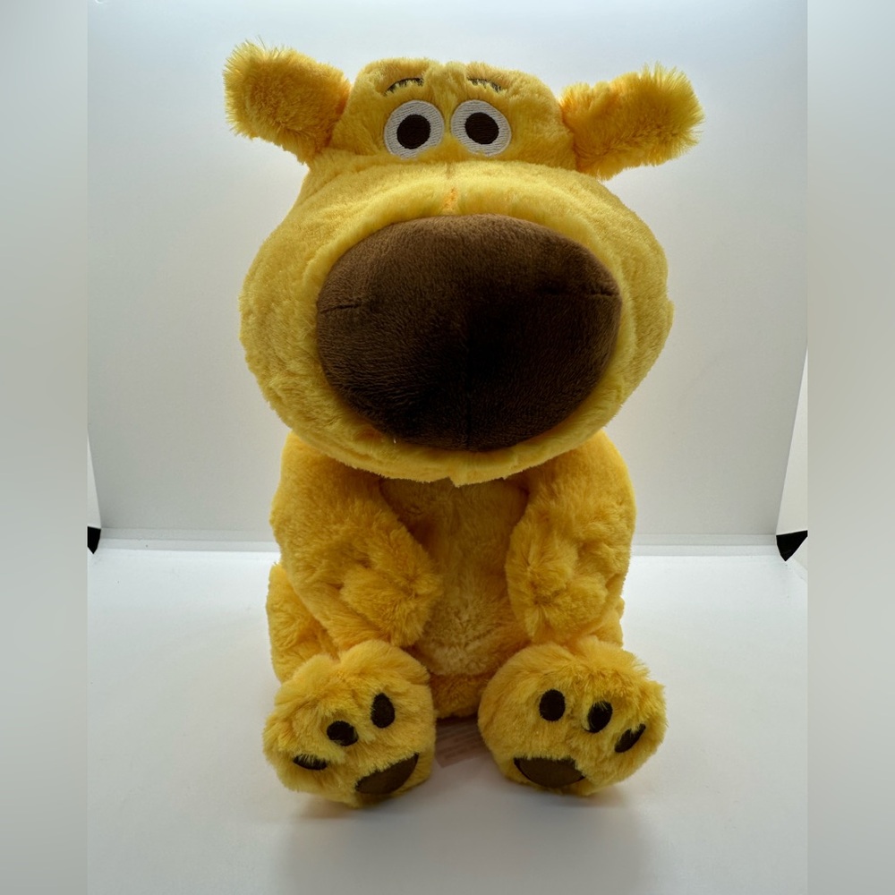 Disney Store Doug The Dog Plush from the Pixar movie UP Big Brown Nose Golden